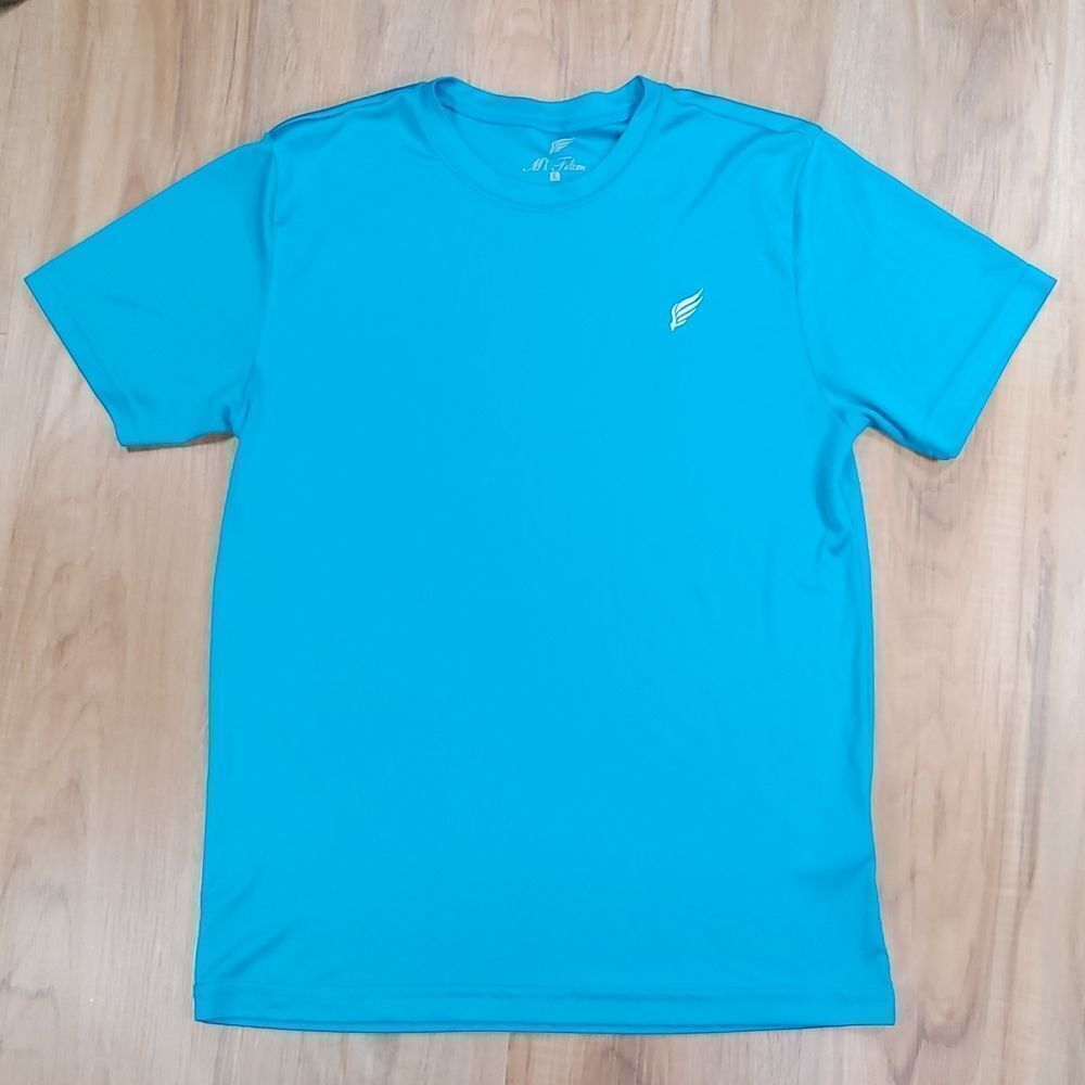 🧡Mi Falcon Blue Short Sleeve Athletic Shirt Large